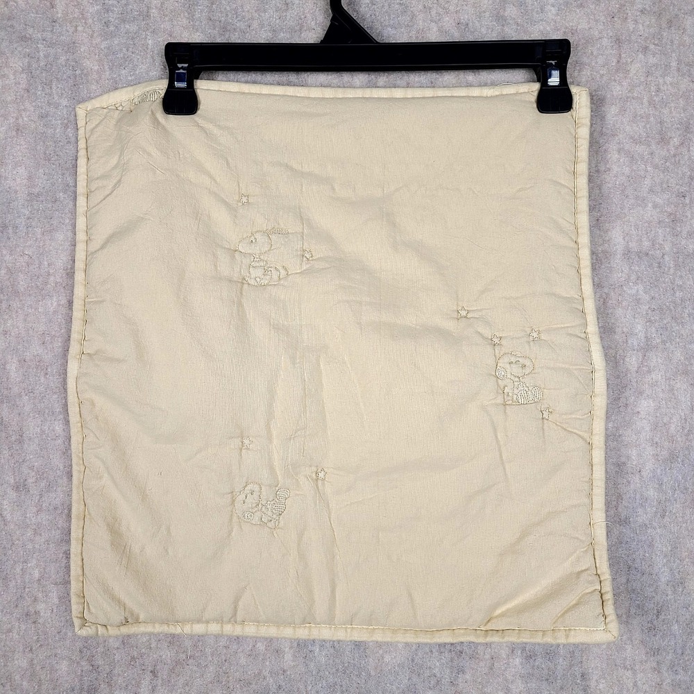 Zara Home x Peanuts Snoopy Throw Pillow Cover 15.5" x 15.5" Neutral Tan NWT